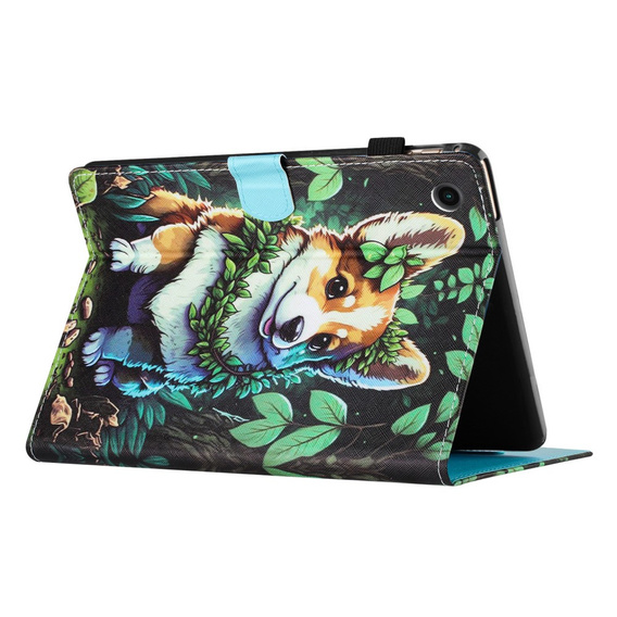 Pouzdro pro Samsung Galaxy Tab A9 X110 / X115, corgi dog