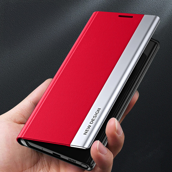 Klopové pouzdro pro Honor Magic 6 Lite 5G, Side Magnetic, červené