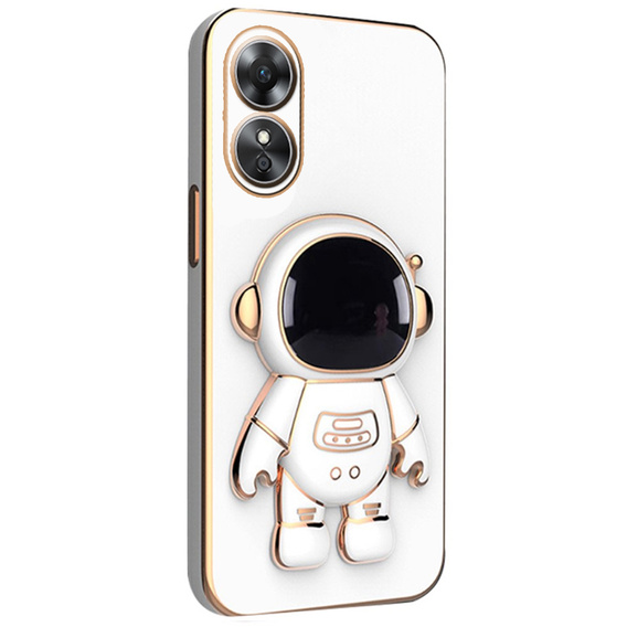 Pouzdro pro Oppo A17, Astronaut, bílé