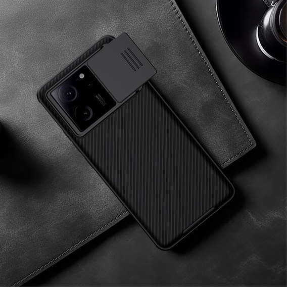 Pouzdro pro Xiaomi 13T/13T Pro, obrněné Nillkin, CamShield Pro, černé
