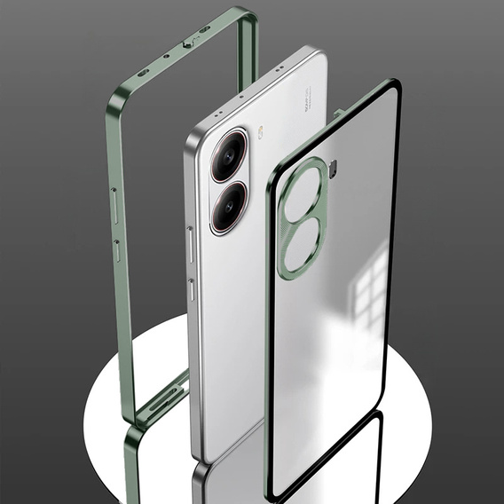 Pouzdro pro Xiaomi Poco X7 Pro 5G, Frame Case, zelené