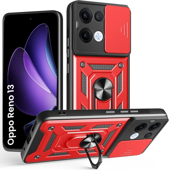 Pouzdro pro Oppo Reno 13, CamShield Slide, červené