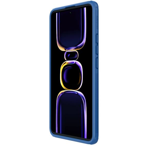 Pouzdro NILLKIN pro Poco F5 Pro 5G, Super Frosted Shield Case, modré