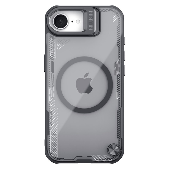 Pouzdro pro iPhone 16e, pancéřované Nillkin, Icelade Prop, pro Magsafe, černé