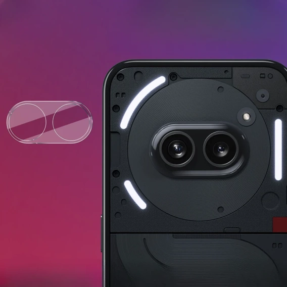 Tvrzené sklo na fotoaparát pro Nothing Phone 2a, průhledné