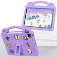 Dětské pouzdro pro iPad Air 10.9" 2022/2020 (5/4 gen.) / Pro 11" 2022/2021/2020 (4/3/2 gen.), Cute Patterns, se stojánkem, fialové