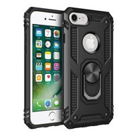 Pancéřové pouzdro pro iPhone 6/6S/7/8/SE 2020/SE 2022, Nox Case Ring, černé