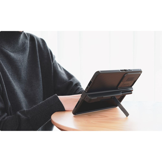 Pouzdro pro Samsung Galaxy Z Fold4 5G, obrněné Nillkin, CamShield Pro, černé