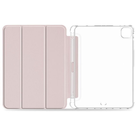 Pouzdro pro iPad Pro 11 2022 / 2021 / 2020, Smartcase Hybrid, se slotem na stylus, růžové