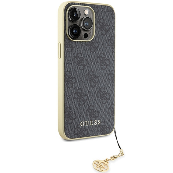 Pouzdro Guess 4G Charms s přívěskem pro iPhone 15 Pro Max