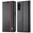 Flipové pouzdro pro Samsung Galaxy S25, Carbon LC.IMEEKE, černé