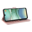 Flipové pouzdro pro Xiaomi Redmi A5, Crossbody Leather Wallet, růžové