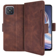 Klopové pouzdro pro Oppo Reno 4 Z 5G, Card Slot, hnědé