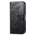 Klopové pouzdro pro Infinix Note 30 VIP, Butterfly, černé