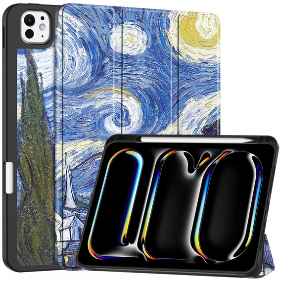 Pouzdro pro iPad Pro 11 2024, Smartcase, oil painting