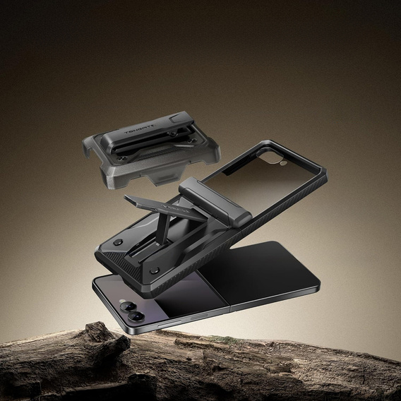 Pouzdro Tongate MECH s MagSafe pro Samsung Galaxy Z Flip7 FE / Z Flip6, zelené