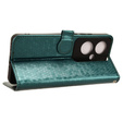Flipové pouzdro pro Oppo Reno 11F 5G, Wallet Rhombus, zelené