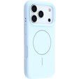 Silikonové pouzdro pro iPhone 17 Pro Max, pro MagSafe, proti nárazu, modré