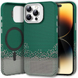 Pouzdro iPhone 14 Pro Max, Frame Kickstand, pro MagSafe, Sand Green