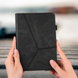 Pouzdro pro Samsung Galaxy Tab A9+, Classic, s prostorem pro stylus, černé