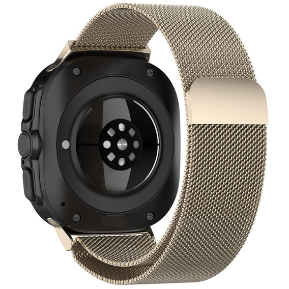 Milánský náramek pro Samsung Galaxy Watch Ultra 47mm (2025 / 2024), béžový