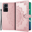 Klopové pouzdro pro Oppo Reno7 Lite, Mandala, růžové