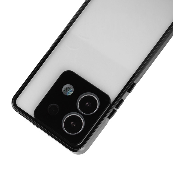 Pouzdro pro Xiaomi Redmi Note 13 Pro 5G, Magnetic Dual Glass, černé