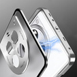 Pouzdro pro OnePlus 13R, Frame Case, stříbrné
