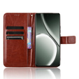 Klopové pouzdro pro Realme GT 6 / 6T, Crazy Horse Wallet, hnědé
