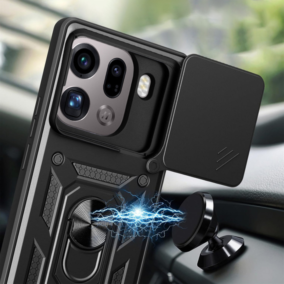 Pouzdro CamShield Slide s krytem fotoaparátu a kroužkem pro Oppo Find X9 Pro