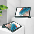 Pouzdro pro Samsung Galaxy Tab A9, Smartcase Hybrid, se slotem na stylus, tmavě zelené