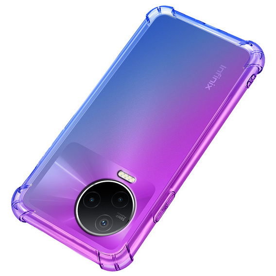 Pouzdro pro Infinix Note 12 2023, Gradient Dropproof, Fialová / modrá