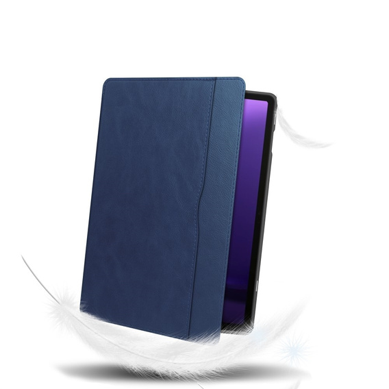 Pouzdro pro Samsung Galaxy Tab S10 Lite / S10 FE / S9 FE, Business Card and Pen Slot, modré