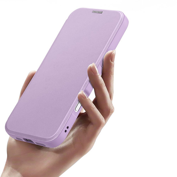 Dux Ducis pouzdro pro iPhone 17 Pro, Skin X Pro, s klopou, pro MagSafe, fialové