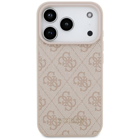 Pouzdro GUESS 4G Metal Gold Logo pro iPhone 17 Pro