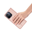 Pouzdro Dux Ducis pro Xiaomi Redmi 12C, Skinpro, růžové rose gold