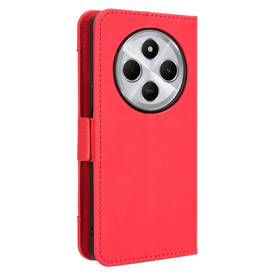 Klopové pouzdro pro Xiaomi Redmi 14C / Xiaomi Poco C75, Card Slot, červené