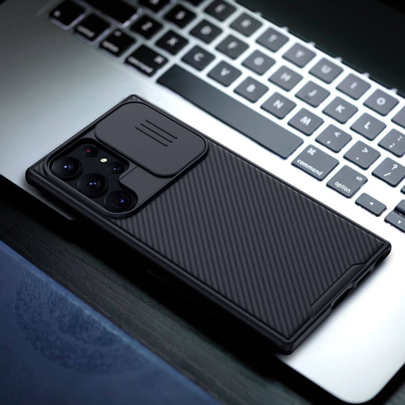 Pouzdro pro Samsung Galaxy S23 Ultra, obrněné Nillkin, CamShield Pro, černé