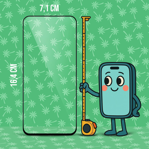 Tvrzené sklo 5D Full Glue Smart Palm pro Motorola Moto G35 5G