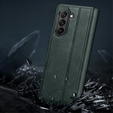 Klopové pouzdro pro Samsung Galaxy Z Fold5 5G, Wallet, námořnicky modré