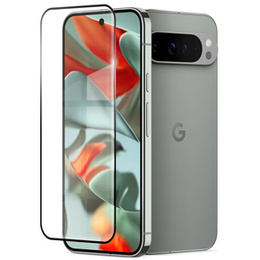 3D tvrzené sklo pro Google Pixel 9 Pro XL, černý rámeček