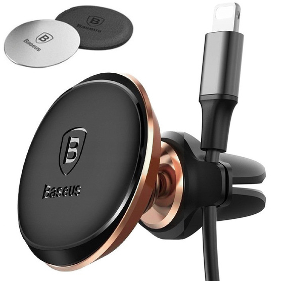 Magnetický držák Baseus do ventilace – černý