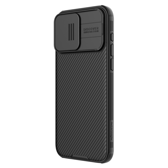 Pouzdro pro iPhone 15 Pro, obrněné Nillkin, CamShield Pro, černé