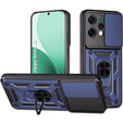 Pancéřové pouzdro pro Oppo Reno 14, s ochranou fotoaparátu, se stojánkem, modré