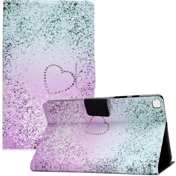 Pouzdro pro Samsung Galaxy Tab A7 Lite 8.7 T220 / T225, Origami, hearts