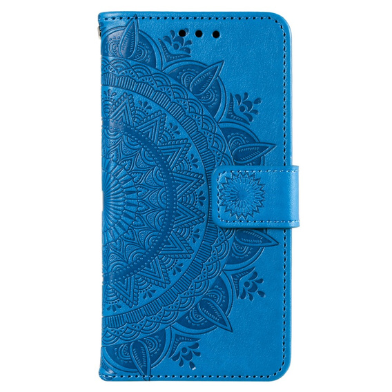 Klopové pouzdro pro Xiaomi Redmi A3, Mandala, modré