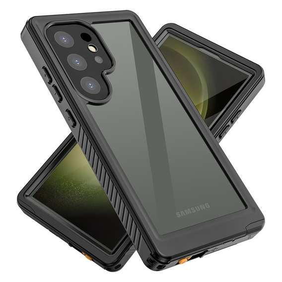 Vodotěsné pouzdro IP68 pro Samsung Galaxy S24 Ultra, Redpepper, černé