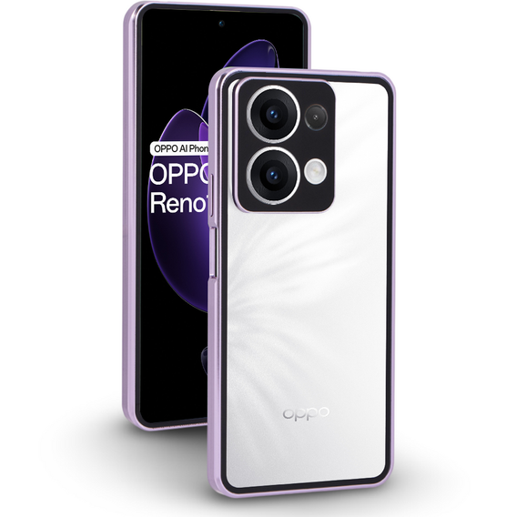 Pouzdro pro Oppo Reno 13, Magnetic Dual Glass, růžové