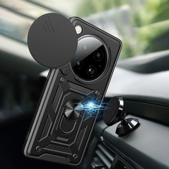Pouzdro pro Oppo Find X8 Pro, CamShield Slide, černé