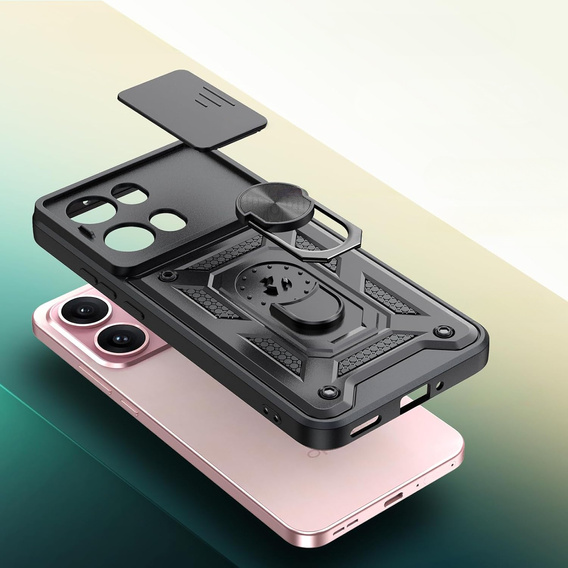 Pouzdro pro Oppo Reno 13 Pro, CamShield Slide, černé